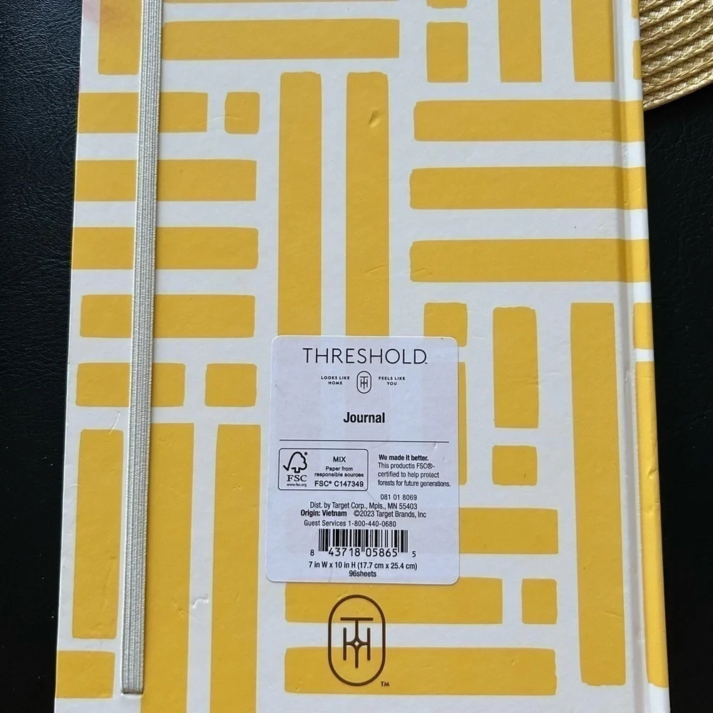 Threshold 192 Sheet College Ruled Journal 6.5